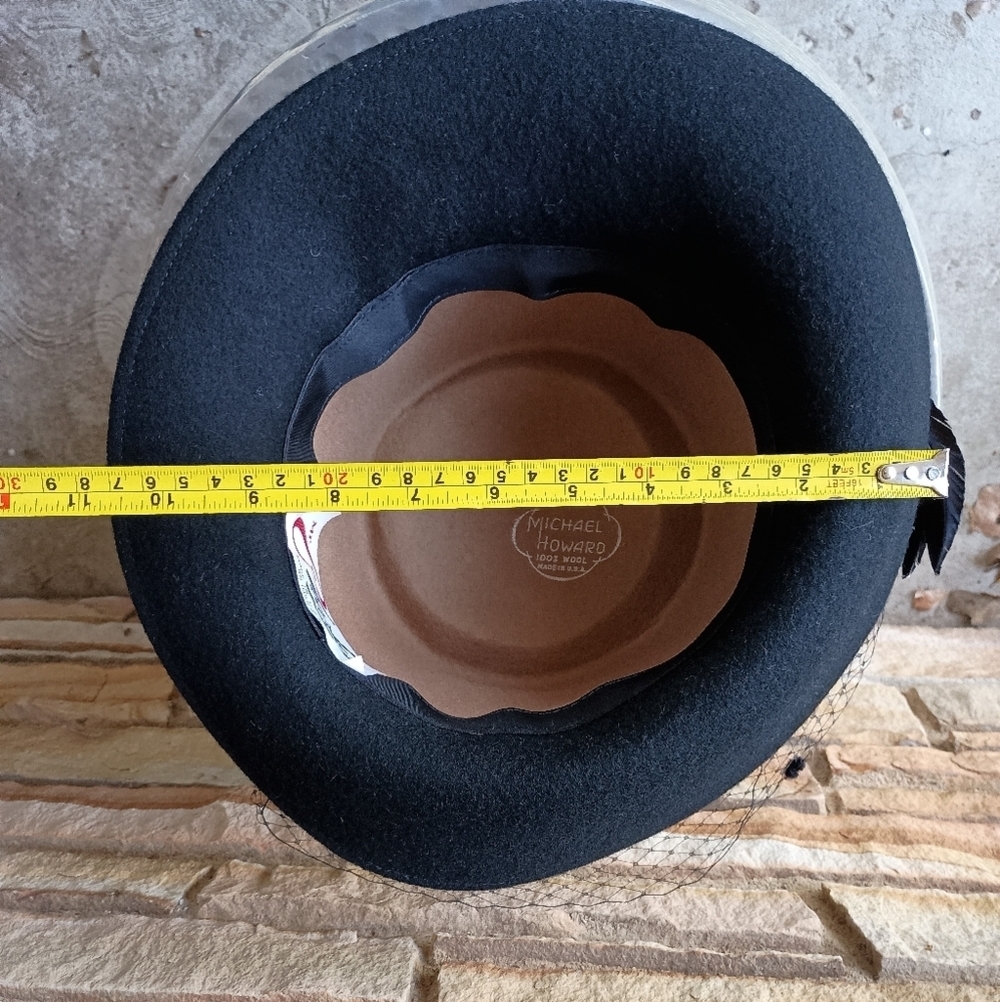 Vintage Michael Howard Mr Charles 100% Wool Ladies Hat - Picture 8 of 12